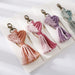 Jewelry WholesaleWholesale Cotton String Zinc Alloy Heart Tassel Keychain JDC-KC-JM001 Keychains 杰米 %variant_option1% %variant_option2% %variant_option3%  Factory Price JoyasDeChina Joyas De China