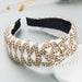 Jewelry WholesaleWholesale pearl bow knot knot wide Headband JDC-HD-HEM003 Headband 和鸣 %variant_option1% %variant_option2% %variant_option3%  Factory Price JoyasDeChina Joyas De China