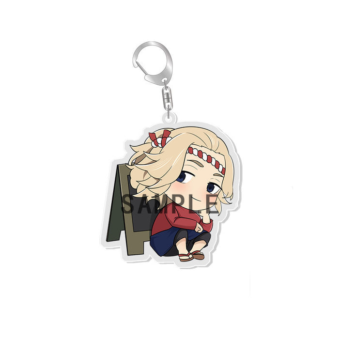 Wholesale pendant cute acrylic keychain Tokyo JDC-KC-XCai001