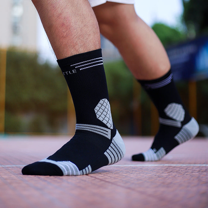 Wholesale Socks Nylon Breathable Sports Men's Mid-tube Socks MOQ≥3 JDC-SK-ChenXi003