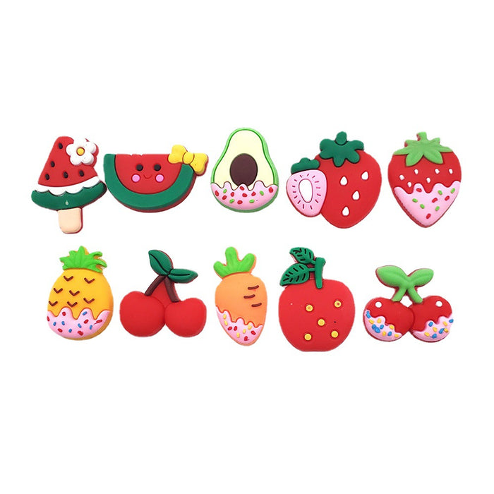 Wholesale set of 42 Cartoon Cute PVC DIY Accessories Croc Charms (M) MOQ≥2 JDC-CCS-WanX031