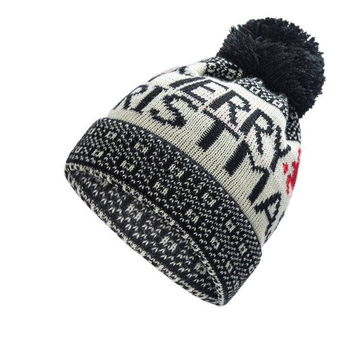 Wholesale Hat Acrylic Winter Warm Jacquard Ear Defender Pullover Knitted Hat JDC-FH-YeF001