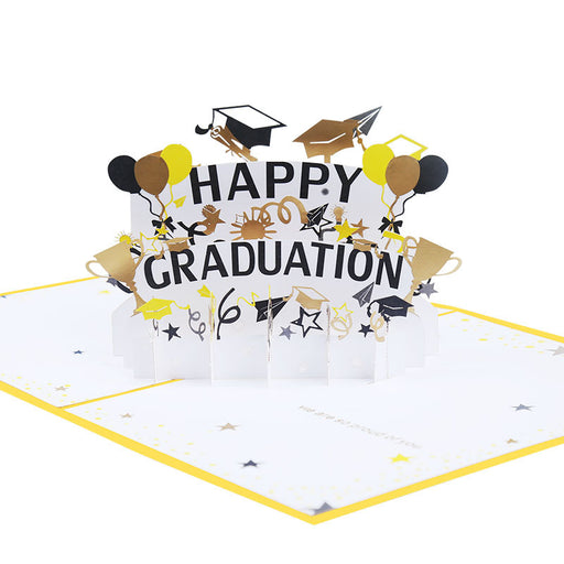 Jewelry WholesaleWholesale Graduation Season Color Printing Popup Greeting Cards JDC-GC-XinD003 Greeting Card 心朵 %variant_option1% %variant_option2% %variant_option3%  Factory Price JoyasDeChina Joyas De China