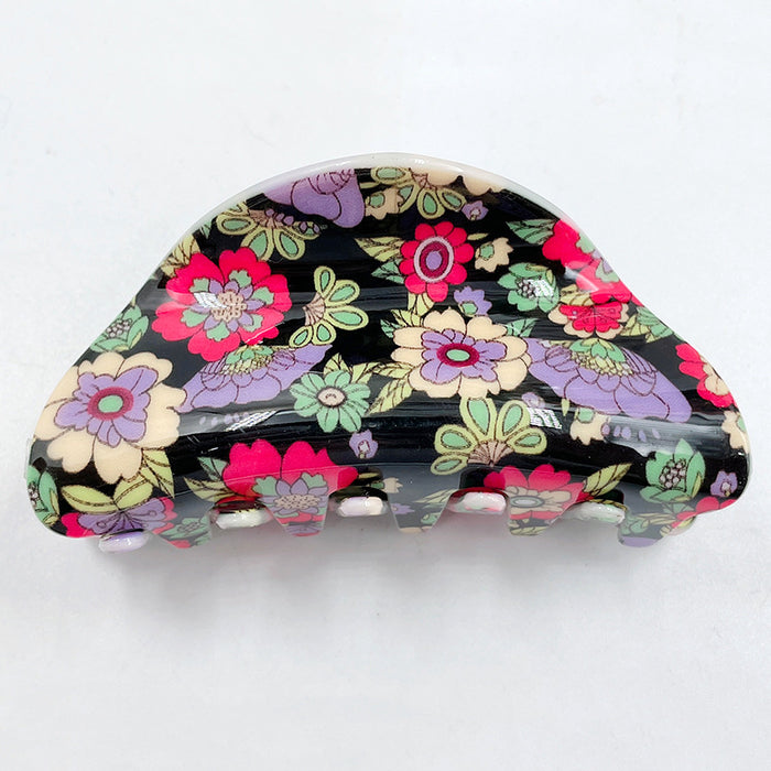 Wholesale Flower Acrylic Hair Clips JDC-HC-GeLeiS004