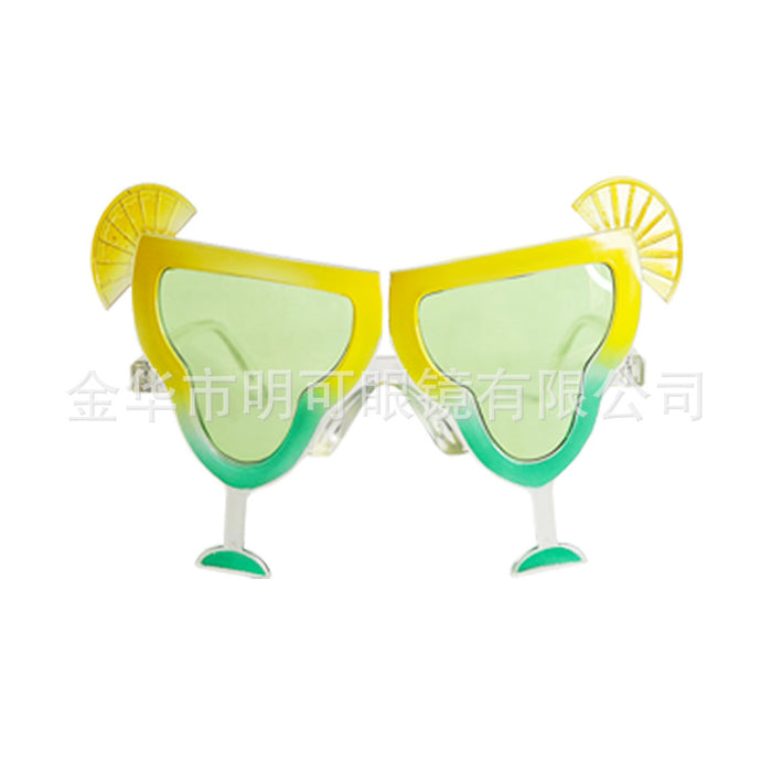 Jewelry WholesaleWholesale beer cup coconut tree funny glasses JDC-SG-MingK004 Sun Glasses 明可 %variant_option1% %variant_option2% %variant_option3%  Factory Price JoyasDeChina Joyas De China