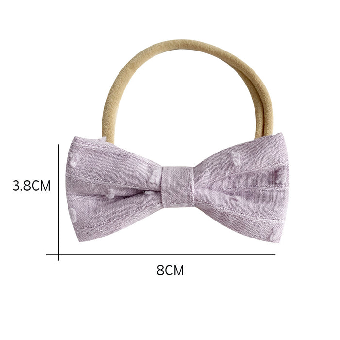 Wholesale Baby Hair Band Handmade 1 Soft Bow Kids Headband MOQ≥10 JDC-HD-JZY001