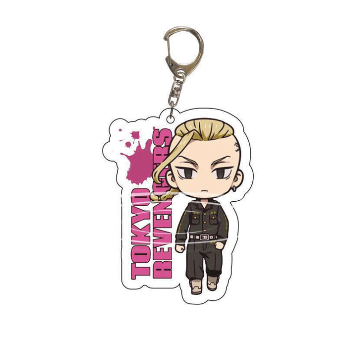 Wholesale pendant cute acrylic keychain JDC-KC-XCai004