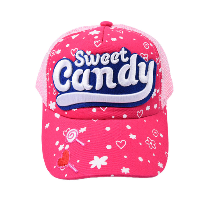 Wholesale children's three-dimensional embroidered alphabet baseball cap cartoon MOQ≥2 JDC-FH-WenR016