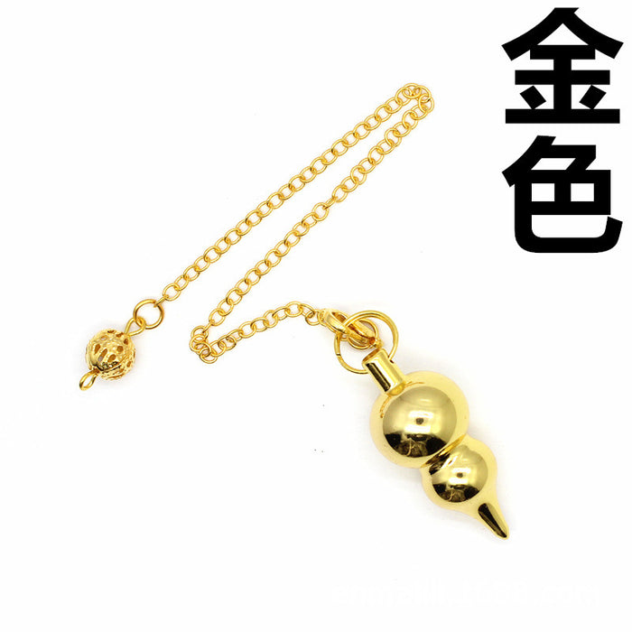 Wholesale Necklace Metal Gourd Pendant MOQ≥2 JDC-NE-Jinshe010