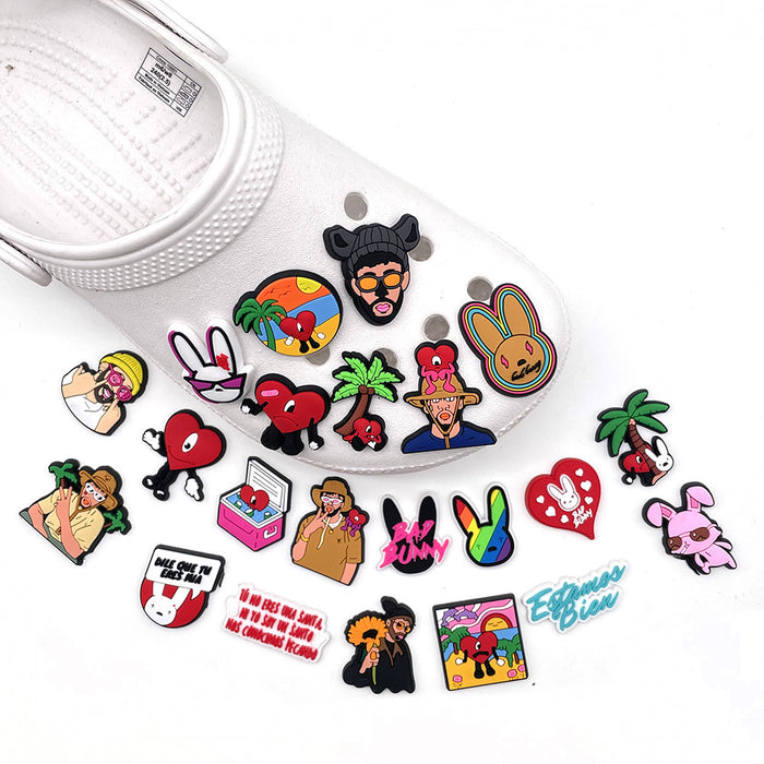 Wholesale Random 10pcs Cartoon Cute PVC DIY Accessories Croc Charms (M) JDC-CCS-WanX003