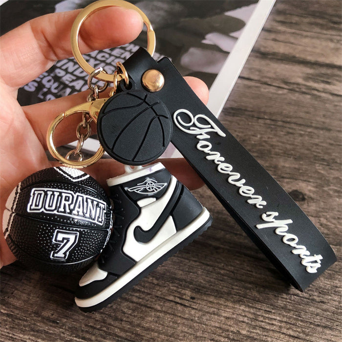 Wholesale star basketball shoes keychain MOQ≥2 JDC-KC-HLv009