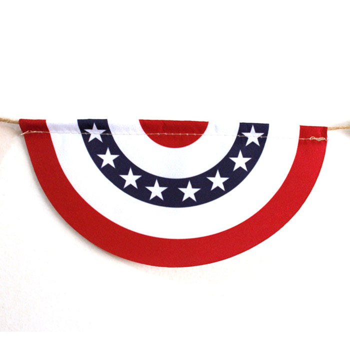 Wholesale 4th of July European and American Independence Day Party Decoration String Flag Banners MOQ≥10 JDC-OS-Daifei002