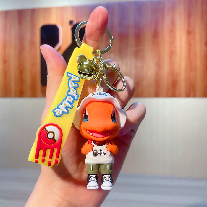 Wholesale Keychain PVC Soft Adhesive Cute Cartoon Doll Keychain (M) JDC-KC-JG272