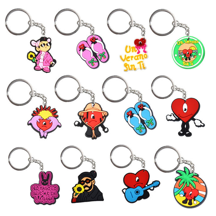 Wholesale Keychains PVC Cute Cartoon Anime(M) MOQ≥10 JDC-KC-BZYH003