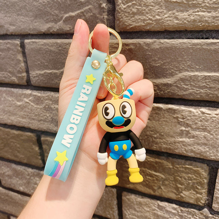 Wholesale Cartoon PVC Silicone Cute Keychain (M) JDC-KC-JCai026