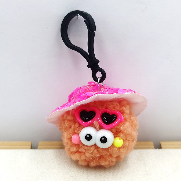 Jewelry WholesaleWholesale Cartoon Briquette Pixie Hairball Keychain MOQ≥2 JDC-KC-QiShi010 Keychains 奇释 %variant_option1% %variant_option2% %variant_option3%  Factory Price JoyasDeChina Joyas De China