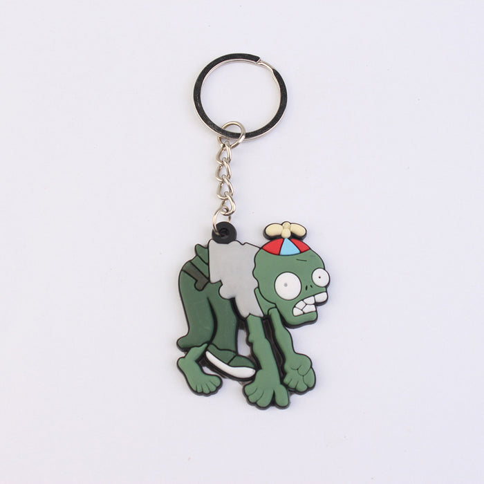 Jewelry WholesaleWholesale Cartoon Plant Zombie Keychain JDC-KC-Kaop006 Keychains 靠谱 %variant_option1% %variant_option2% %variant_option3%  Factory Price JoyasDeChina Joyas De China