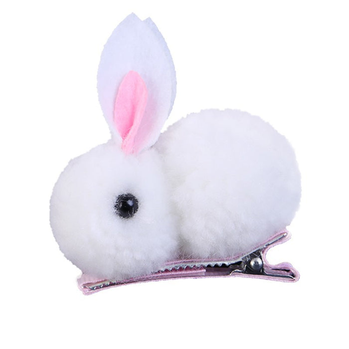 Wholesale Plush Hair Clips Rabbit Children JDC-HC-ZanNiang004