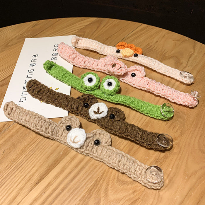 Wholesale Bracelet Handmade Wool Knitting Cute Cartoon MOQ≥2 JDC-BT-YongY010