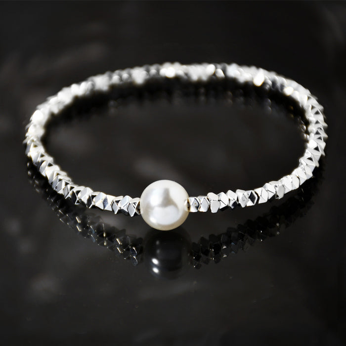 Wholesale Bracelet Broken Silver Few Taels Pearl Bracelet JDC-BT-YouF008