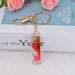 Jewelry WholesaleWholesale dried flower daisy 26 letters Keychain JDC-KC-YiWa002 Keychains 伊娃 %variant_option1% %variant_option2% %variant_option3%  Factory Price JoyasDeChina Joyas De China