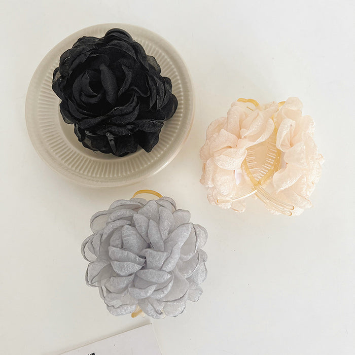 Wholesale plastic flower ball hair clip MOQ≥2 JDC-HC-MIs005