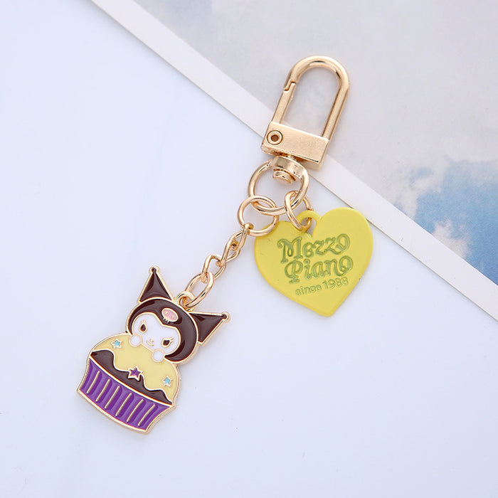 Wholesale Keychain Zinc Alloy Cute Puppy Cake Love Pendant MOQ≥2 (S) JDC-KC-ARui010