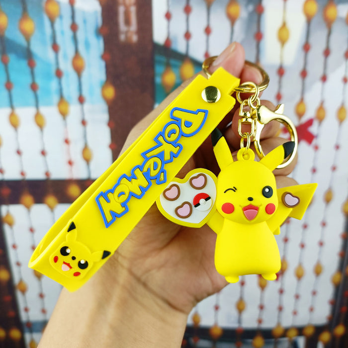 Wholesale Keychains Silicone Cute Cartoon Anime MOQ≥2 (M) JDC-KC-YYi008