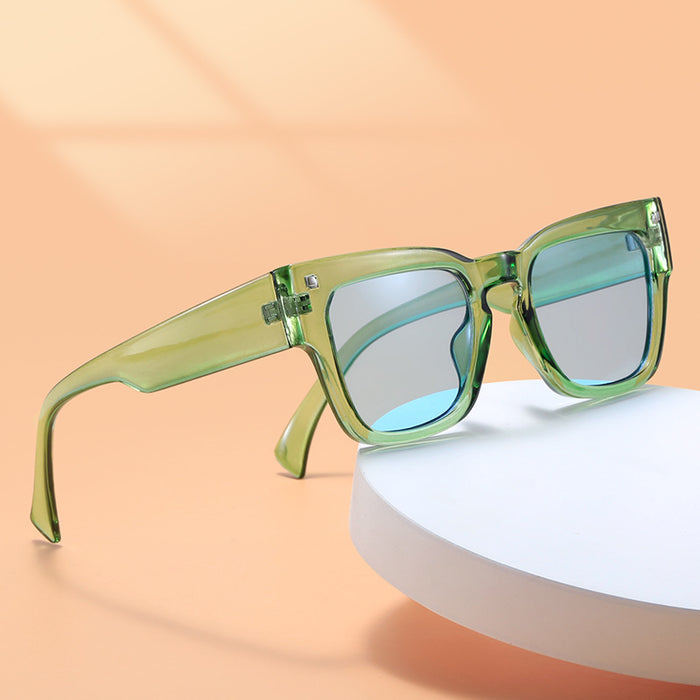 Wholesale Sunglasses PC Lens Plastic Frame MOQ≥2 JDC-SG-WNBK003