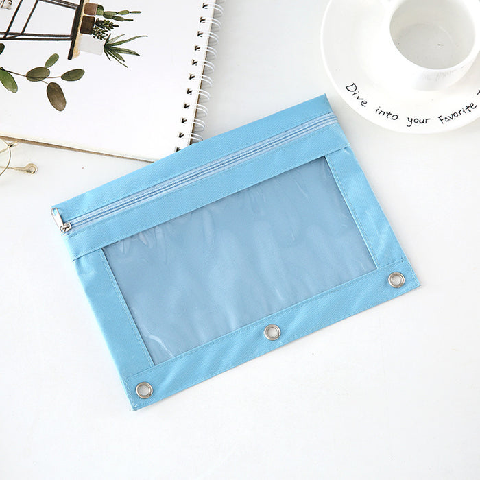 Wholesale Oxford Cloth Stationery Bag Pencil Bag MOQ≥2 JDC-PB-XHZ001