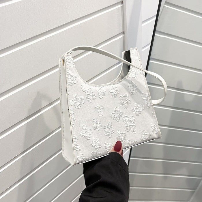 Wholesale Shoulder Bag Flower PU Handbag JDC-HB-Minghao002