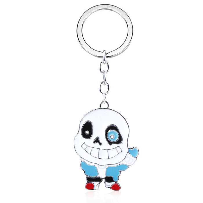 Wholesale Skull Cartoon Keychain Halloween Metal Pendant JDC-KC-YouM005