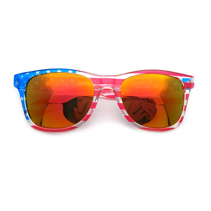 Wholesale 4th of July Independence Day Flag Sunglasses Gift Flag Glasses JDC-SG-ZhuoW001