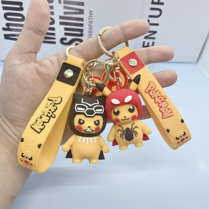 Wholesale Cartoon Soft Rubber Alloy Cute Keychain (M) MOQ≥2 JDC-KC-JuShu003