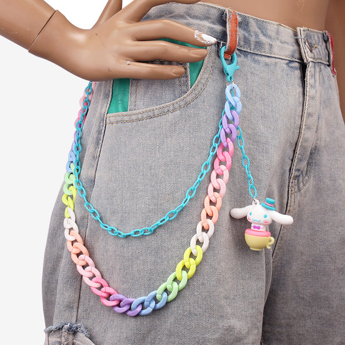 Wholesale Cartoon Soft Ceramic Resin Pants Chains (M) MOQ≥2 JDC-WB-WenB005