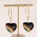 Jewelry WholesaleWholesale Rainbow Love Earrings Metal Drip Oil MOQ≥3 JDC-ES- XLH013 Earrings 小螺号 %variant_option1% %variant_option2% %variant_option3%  Factory Price JoyasDeChina Joyas De China