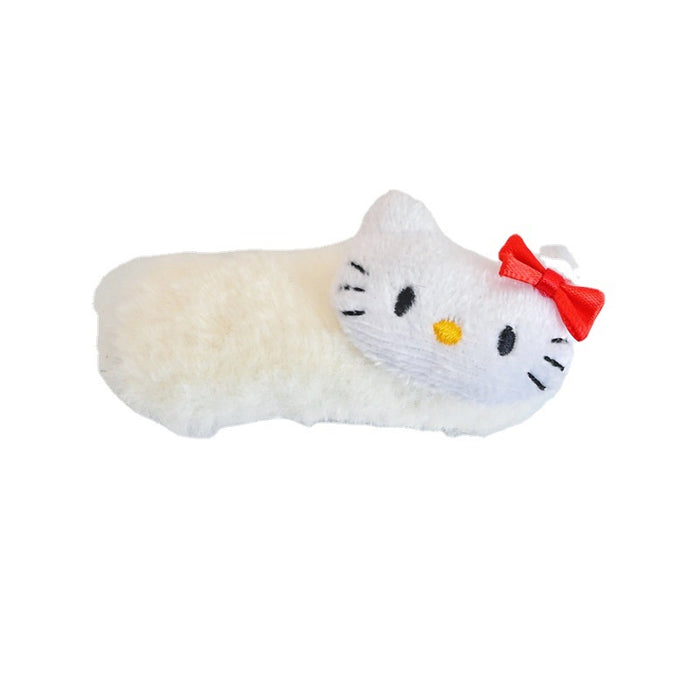 Wholesale Hair Clips Plush Cute Kitten Cartoon JDC-HC-MBE001