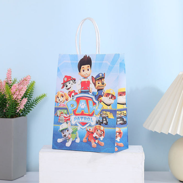 Wholesale Gift Bag Kraft Paper Cute Cartoon Kids Birthday Portable Gift Bag MOQ≥12 JDC-GB-Jiuyue002