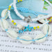 Jewelry WholesaleWholesale starfish turtle shell multi-layer rice bead woven anklet three-piece set JDC-AS-Yiye003 Anklets 益烨 %variant_option1% %variant_option2% %variant_option3%  Factory Price JoyasDeChina Joyas De China