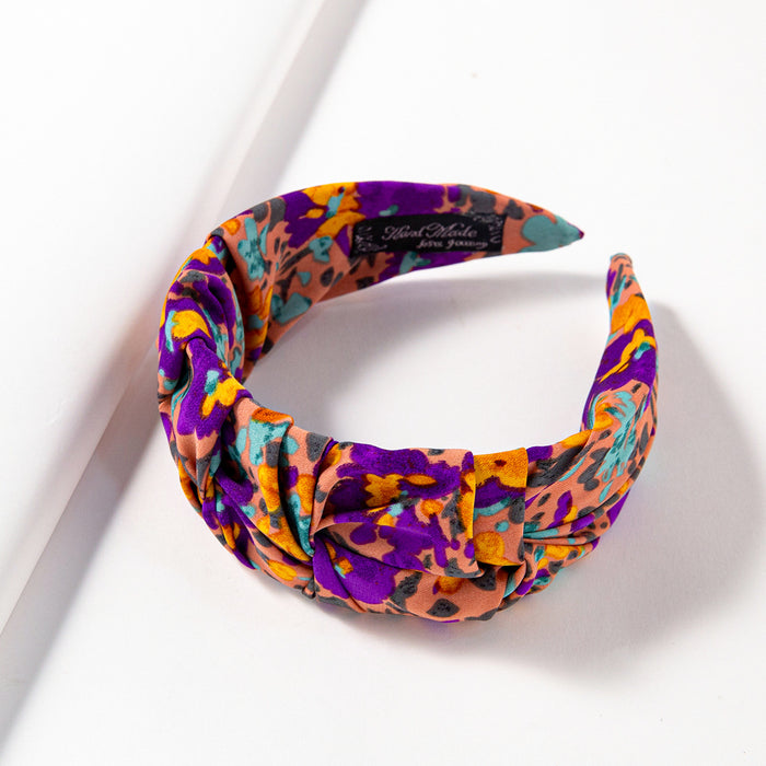 Jewelry WholesaleWholesale vintage multi-pleated floral hair band JDC-HD-Pengl003 Headband 朋来 %variant_option1% %variant_option2% %variant_option3%  Factory Price JoyasDeChina Joyas De China