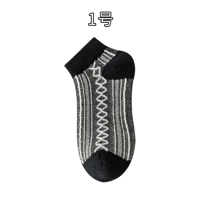 Wholesale socks summer thin section street stall wholesale cotton boat socks shallow mouth MOQ≥2 JDC-SK-LinX001