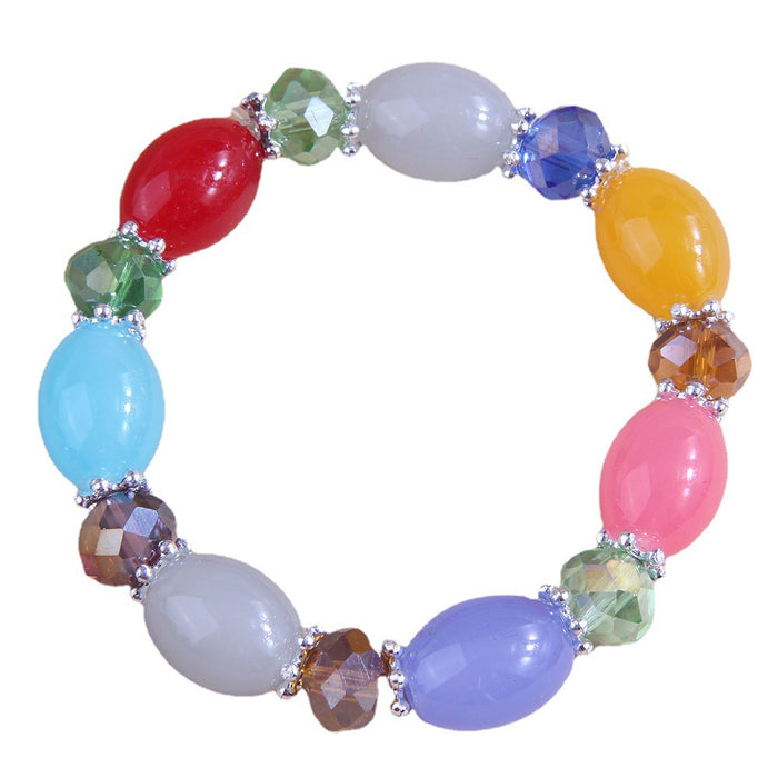 Wholesale Simple Versatile Crystal Resin Bracelet JDC-BT-WY138