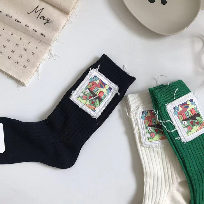 Wholesale Socks Cotton Cartoon Cloth Socks JDC-SK-XuXu006