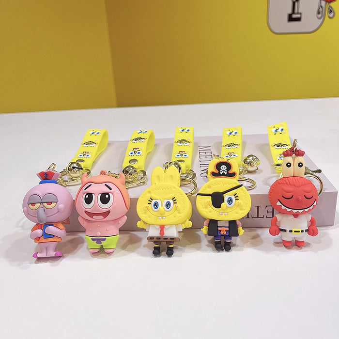 Wholesale Keychains For Backpacks cartoon doll pendant pvc soft rubber car cute pendant (M) MOQ≥2 JDC-KC-Aolong027