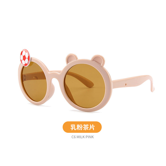 Jewelry WholesaleWholesale children's anti ultraviolet football Sunglasses JDC-SG-KaiX009 Sunglasses 凯祥 %variant_option1% %variant_option2% %variant_option3%  Factory Price JoyasDeChina Joyas De China