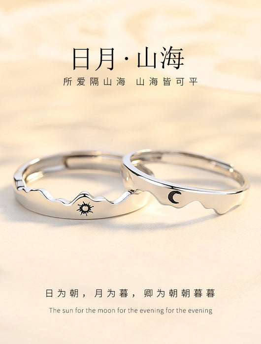 Jewelry WholesaleWholesale couple opening adjustable plain silver ring JDC-RS-NS008 Rings 尼森 %variant_option1% %variant_option2% %variant_option3%  Factory Price JoyasDeChina Joyas De China