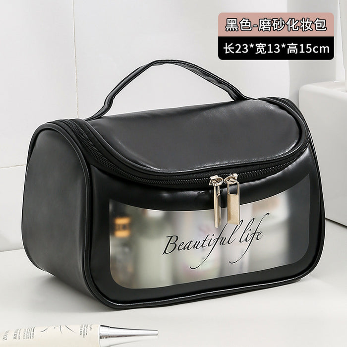 Wholesale Transparent PVC Waterproof Travel Toiletry Bag Storage Bag JDC-SB-HAO005