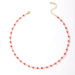 Jewelry WholesaleWholesale color loose stone hanging red rice Bead Necklace JDC-NE-YinH006 Necklaces 颖皓 %variant_option1% %variant_option2% %variant_option3%  Factory Price JoyasDeChina Joyas De China