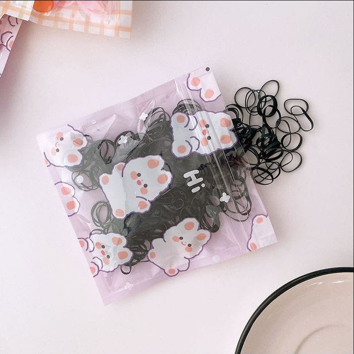 Wholesale Hair Scrunchies Kids Disposable Plastic JDC-HS-MiYu001