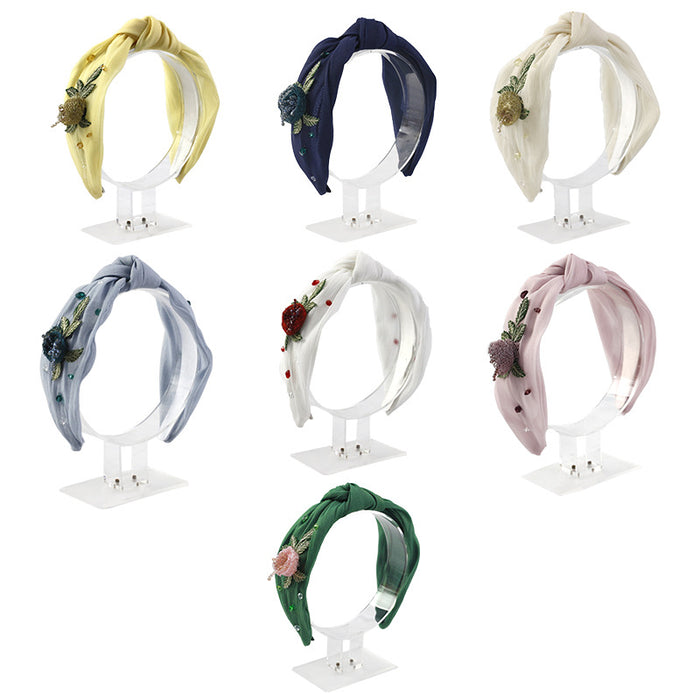 Wholesale Headband Gauze Bow Princess Style MOQ≥3 JDC-HD-HMXS008